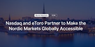 eToro intră în parteneriat cu Nasdaq pentru a oferi acces extins la acțiunile listate pe Nasdaq Nordic