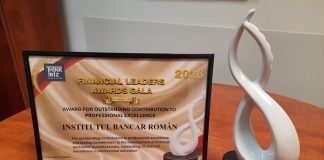 Institutul Bancar Român reconfirmat pentru contribuție la dezvoltarea mediului de afaceri